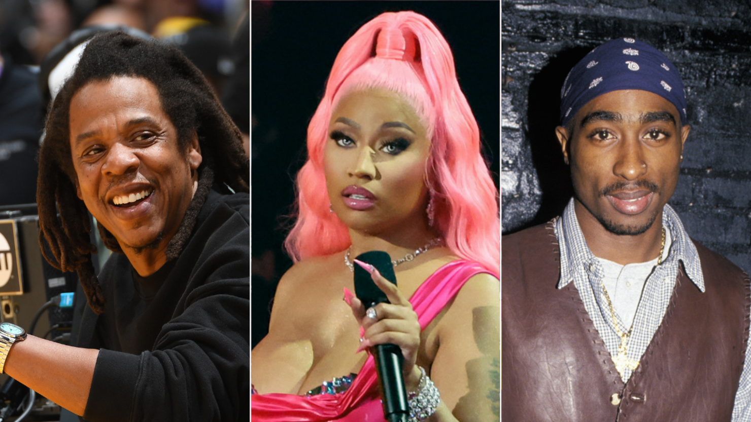 JAY-Z, Nicki Minaj and 2Pac