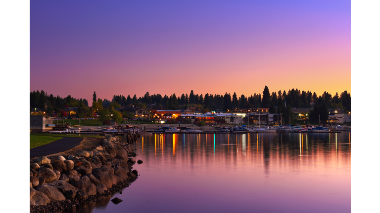 McCall & Payette Lake, Idaho, at sunset