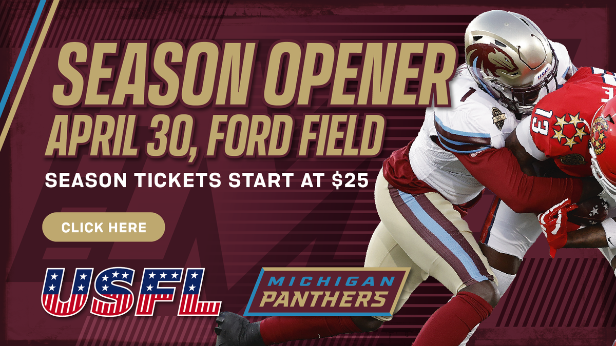 Michigan Panthers at Ford Field