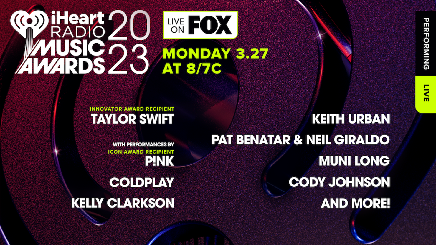 2023 iHeartRadio Music Awards Performers & Special Guests: Full