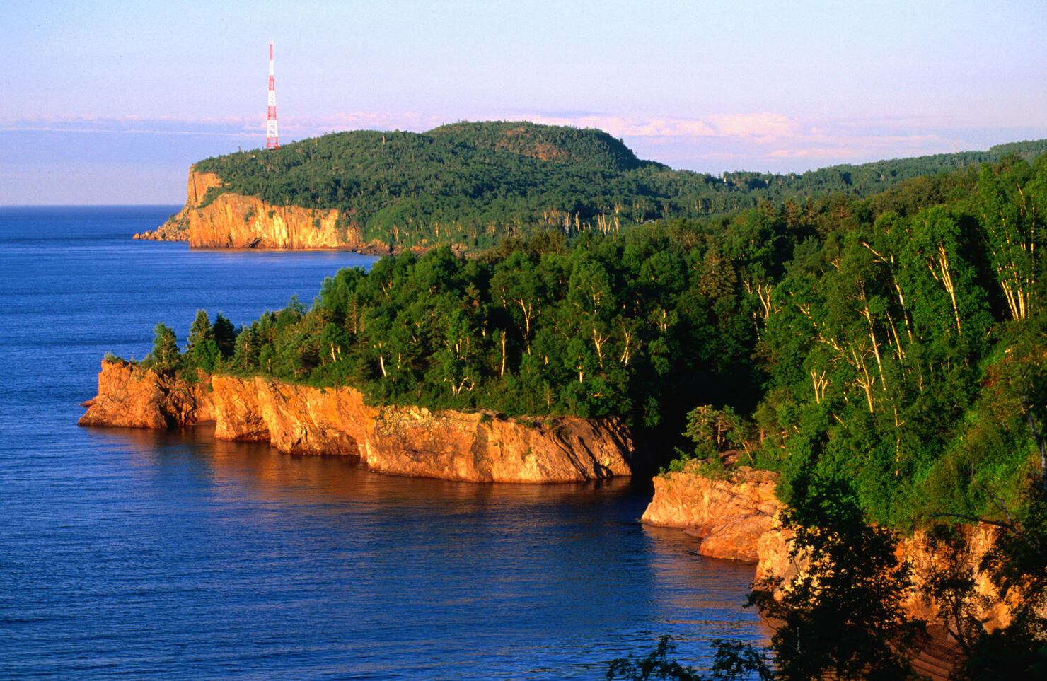 Lake Superior and Palisade Head in the Tettgouche State Park
