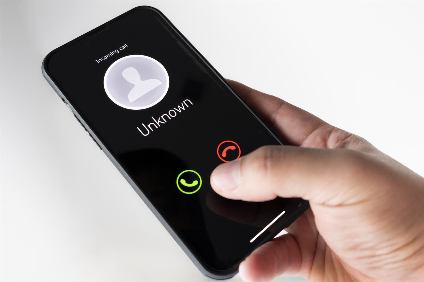 Unknown incoming call