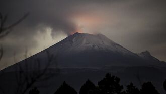 Watch: Strange Streak Left Behind by UFO Passing Over Mexican Volcano?