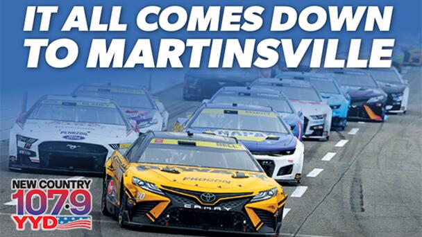 Win the Weekend at Martinsville Speedway, April 14-16 From New Country 107.9 YYD!