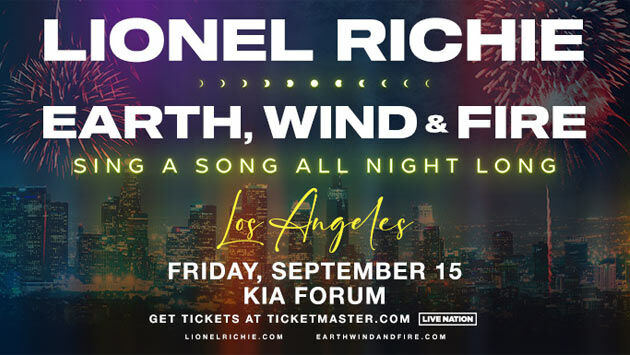 Lionel Richie and Earth, Wind, & Fire at Kia Forum (9/15)