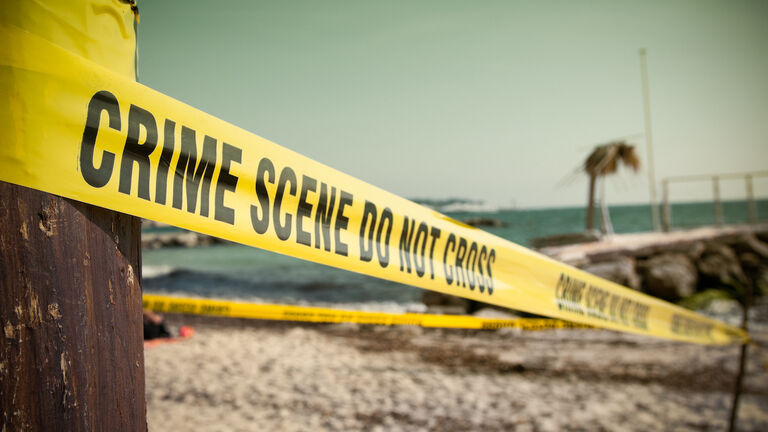 Crime Scene at the beach