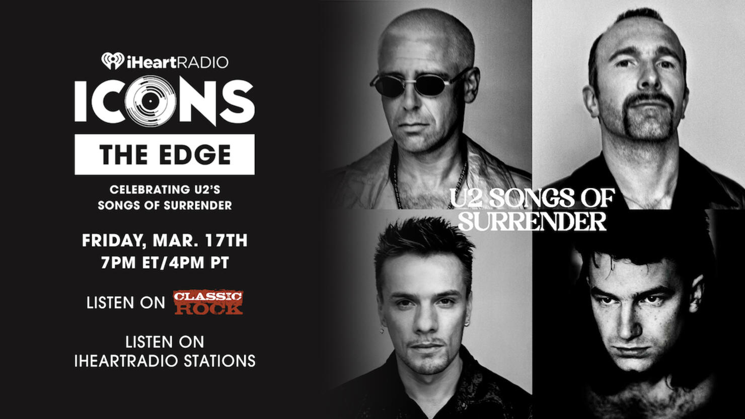 U2's The Edge To Celebrate 'Songs Of Surrender' With Exclusive Broadcast