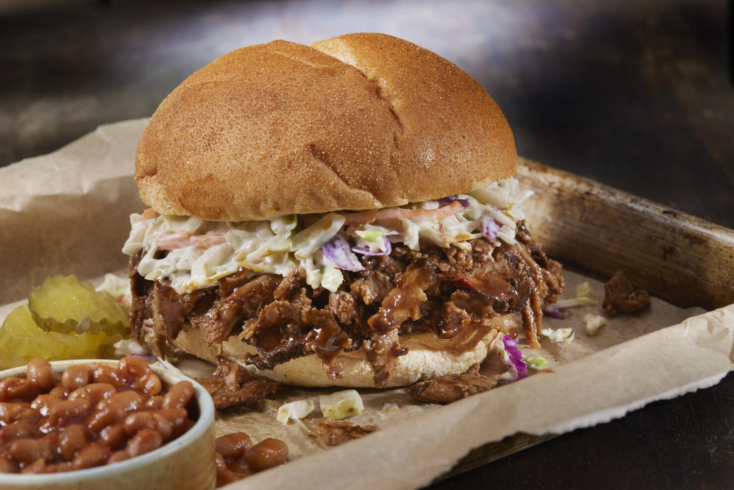 BBQ Beef Brisket Sandwich