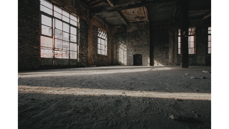 an abandoned warehouses