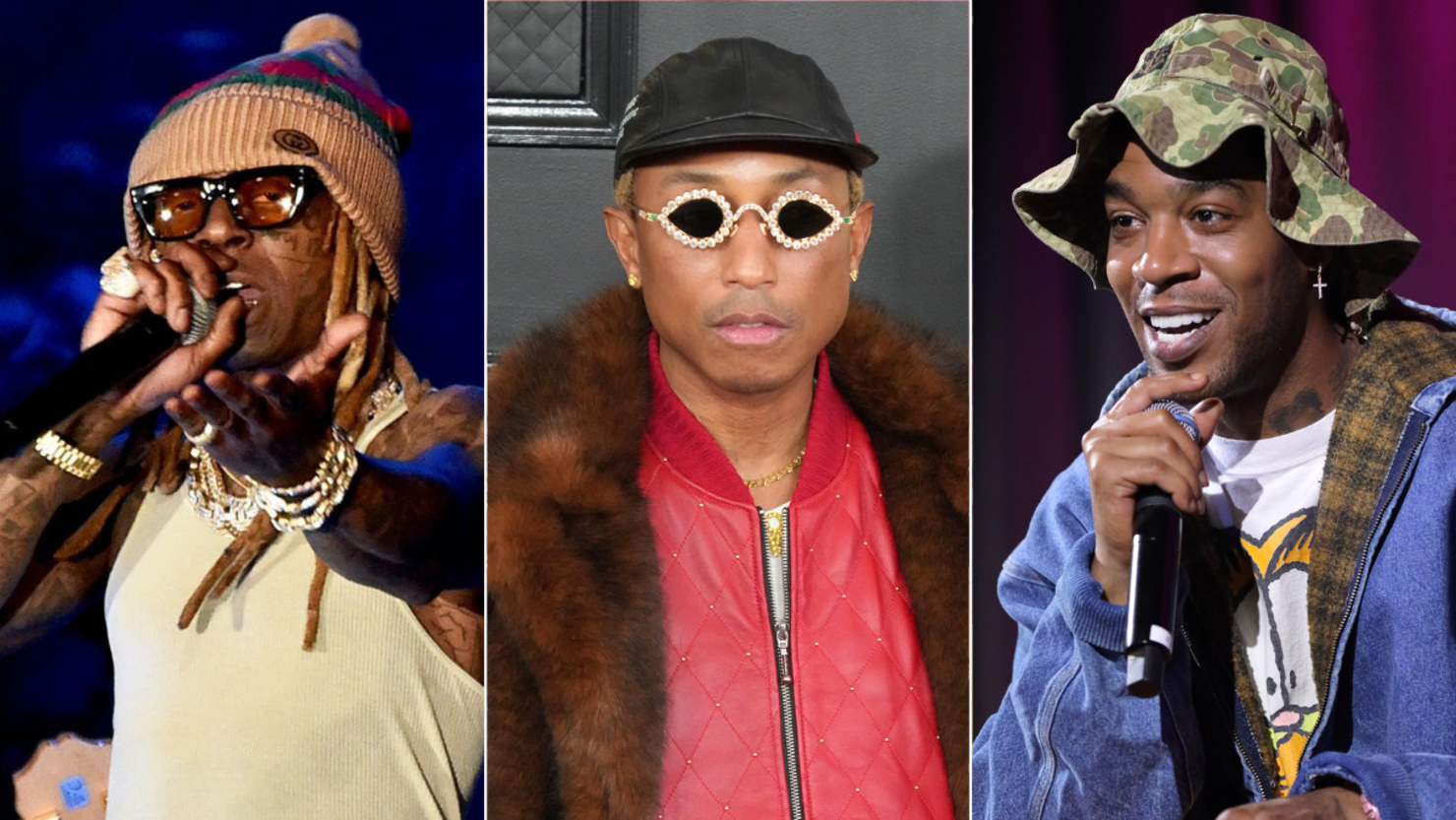 Lil Wayne, Pharrell, Kid Cudi