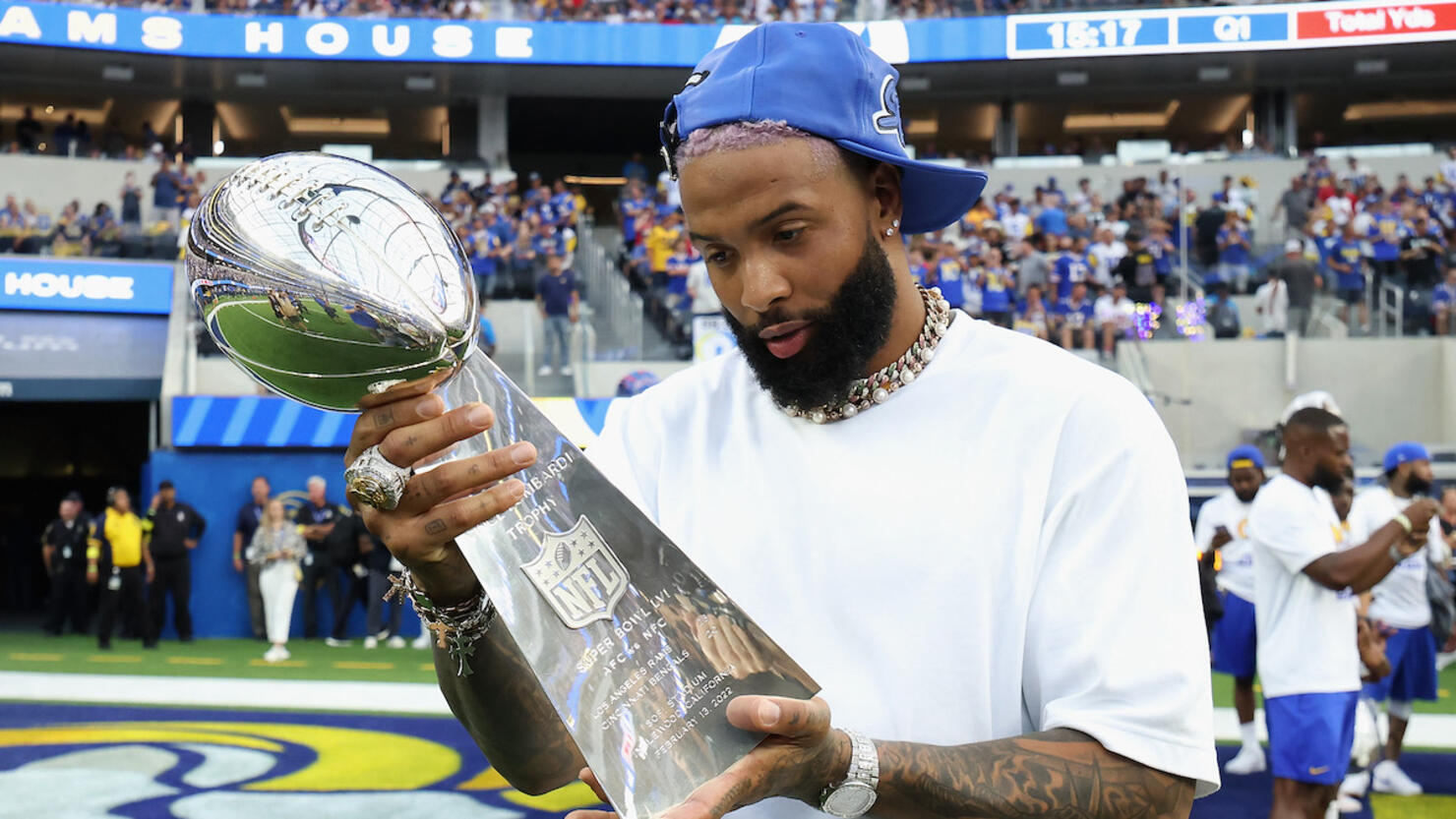 odell super bowl trophy