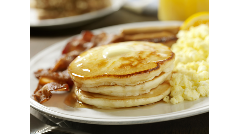 Pancakes with Maple Syrup