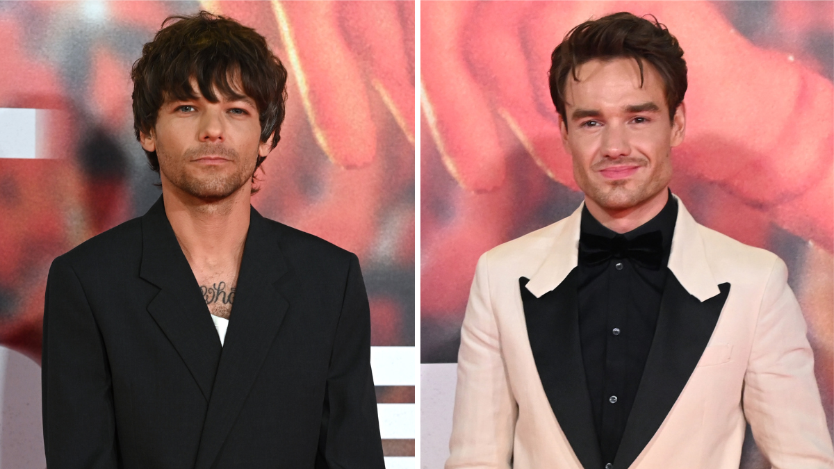 Louis Tomlinson And Liam Payne Reunite At Film Premiere, London