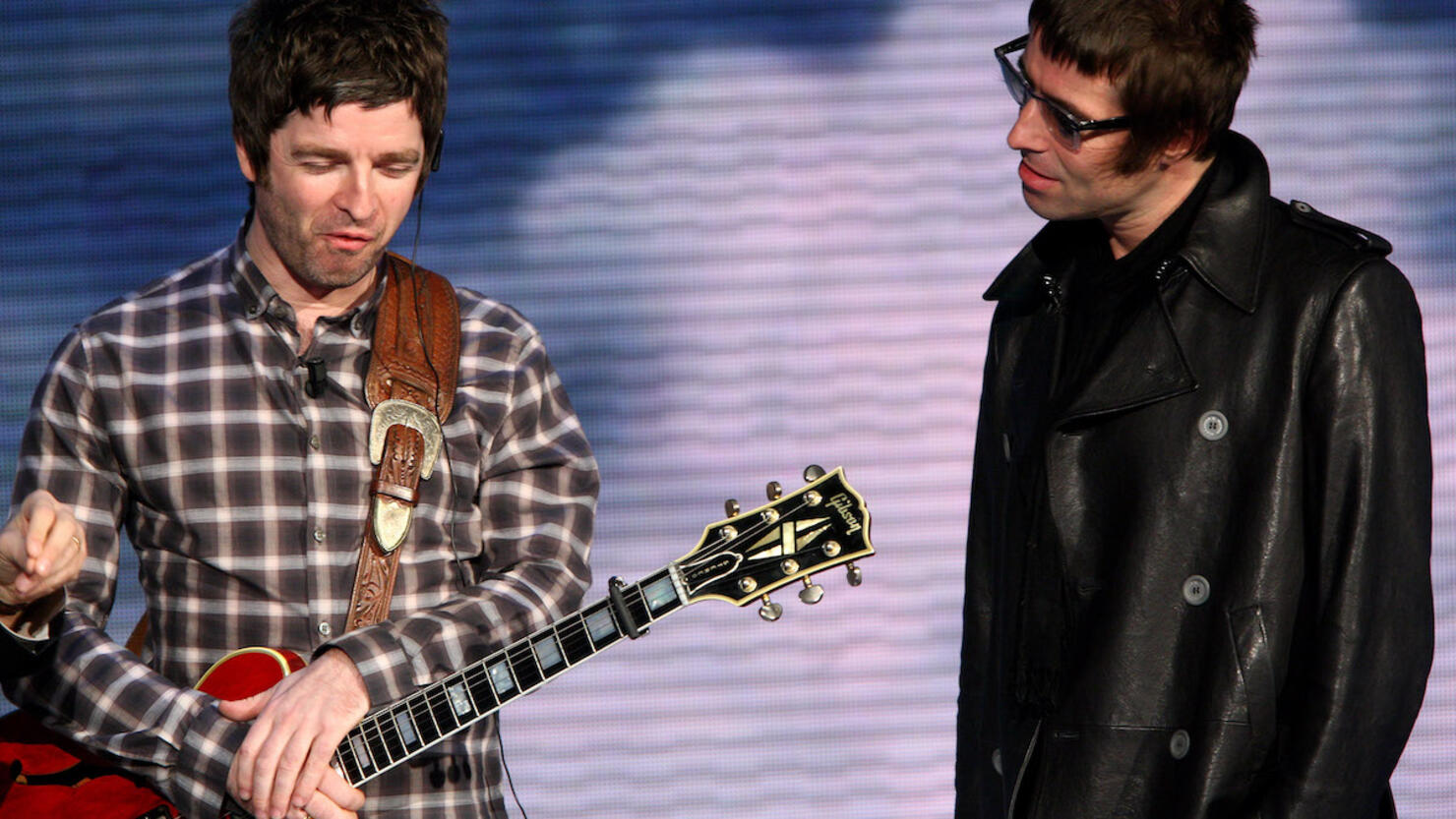 Oasis Attends "Che Tempo Che Fa" Italian TV Show