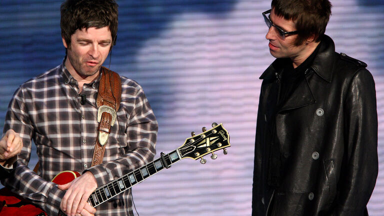 Oasis Attends "Che Tempo Che Fa" Italian TV Show