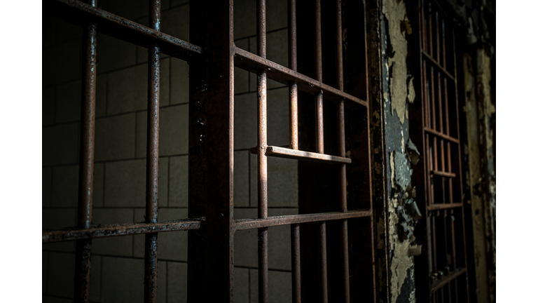 Outdated, Old, Archaic Prison Cell Door