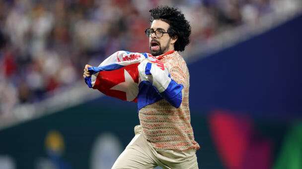 Videos Shows Protesters Run Onto Field During Cuba-US WBC Game In Miami