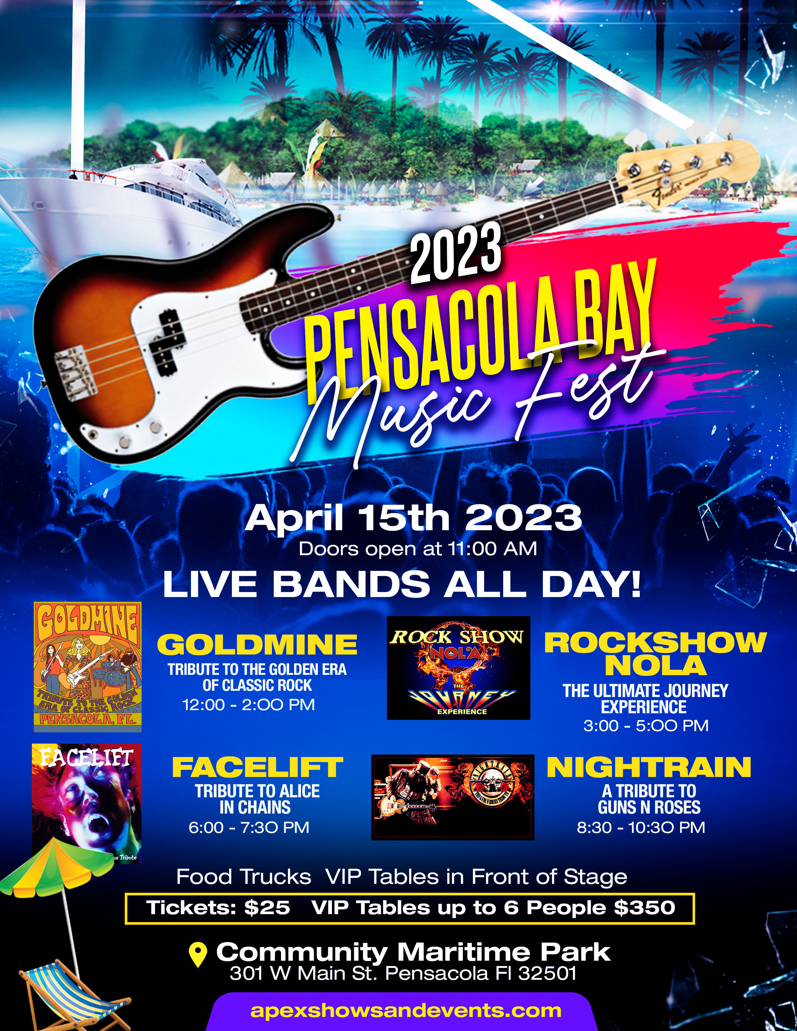 Pensacola Bay Music Fest At Community Maritime Park On April 15, 2023 ...