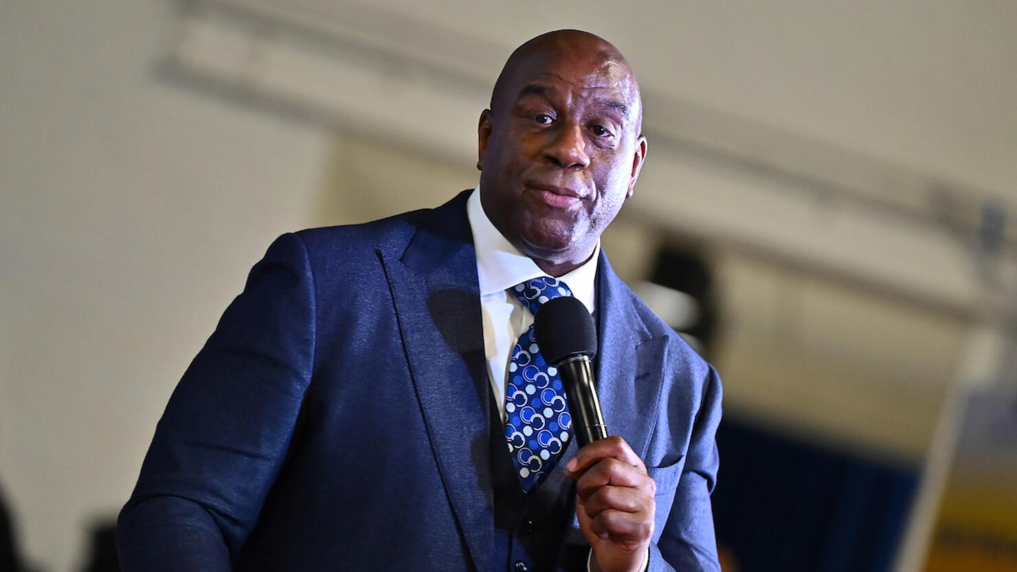 Magic Johnson Joins Denver Broncos Bid Led by 76ers Owner Josh