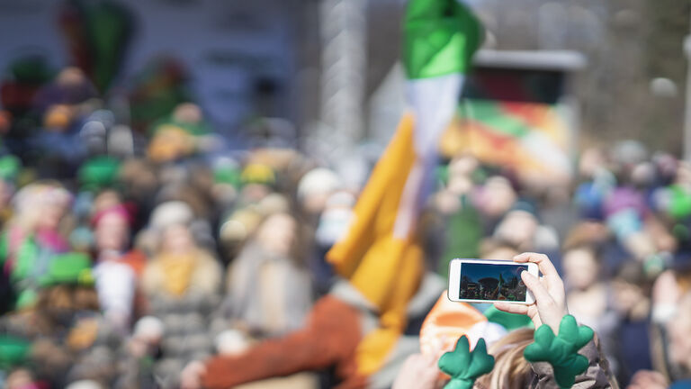 St Patrick Day Parade In City