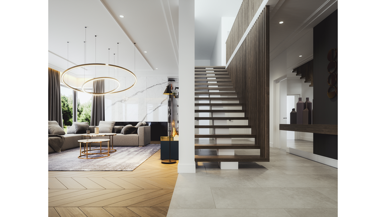 Modern luxury home interior