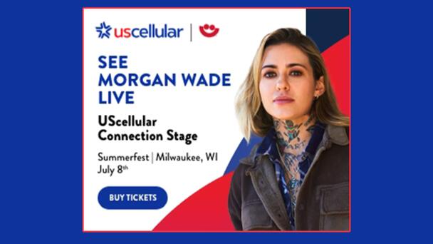 Enter the UScellular® Locally Grown, Locally Live Summerfest Sweepstakes to See Morgan Wade! Click For Details!
