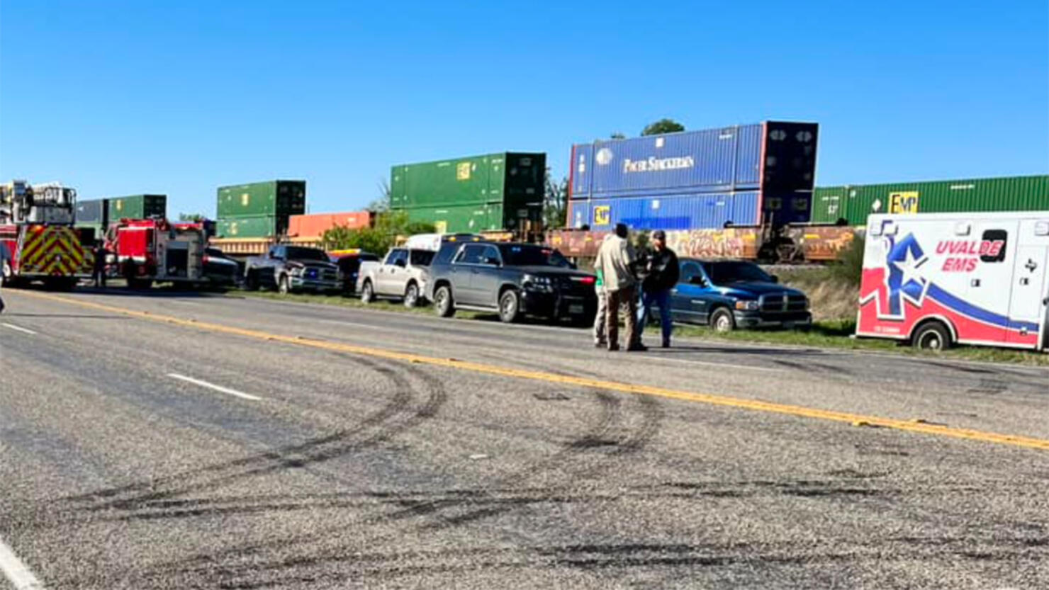 2 Migrants found dead in a freight train in Uvalde, Texas