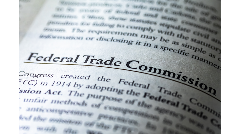 FTC federal trade commission written in business law textbook