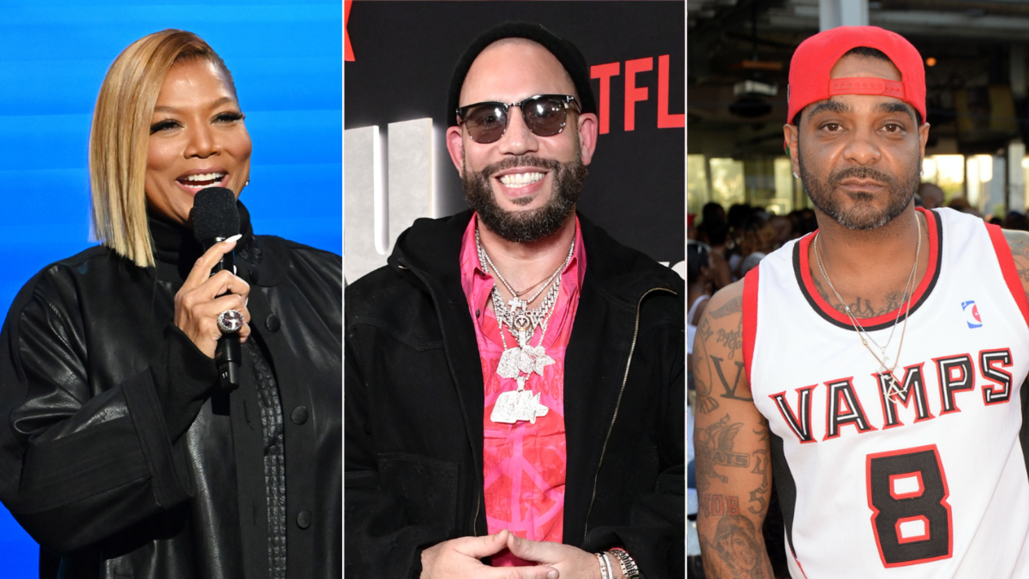 Queen Latifah, DJ Drama & Jim Jones