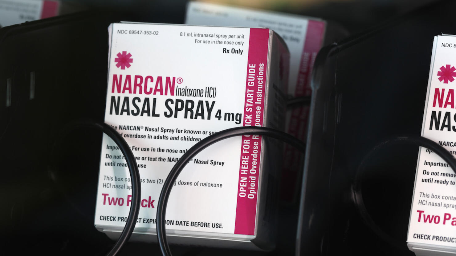 Opioid Overdose Treatment Narcan Available In Vending Machine In Wheaton, Illinois