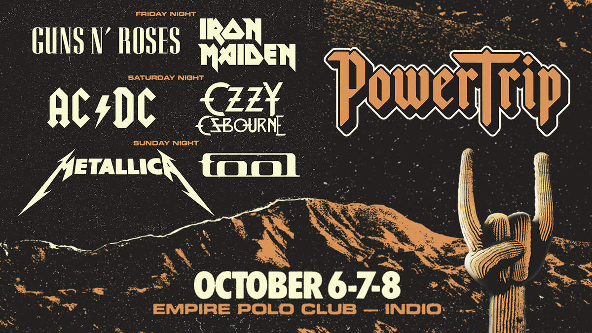 Power Trip Festival Featuring Metallica, ACDC, Guns N' Roses, Iron