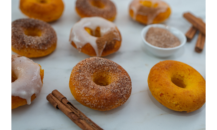 Pumpkin Spice Donuts