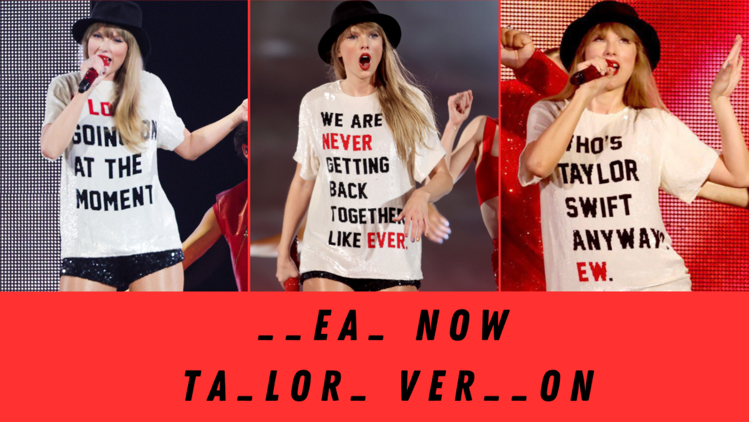 Order Who's Taylor Swift Anyway Ew T-Shirt