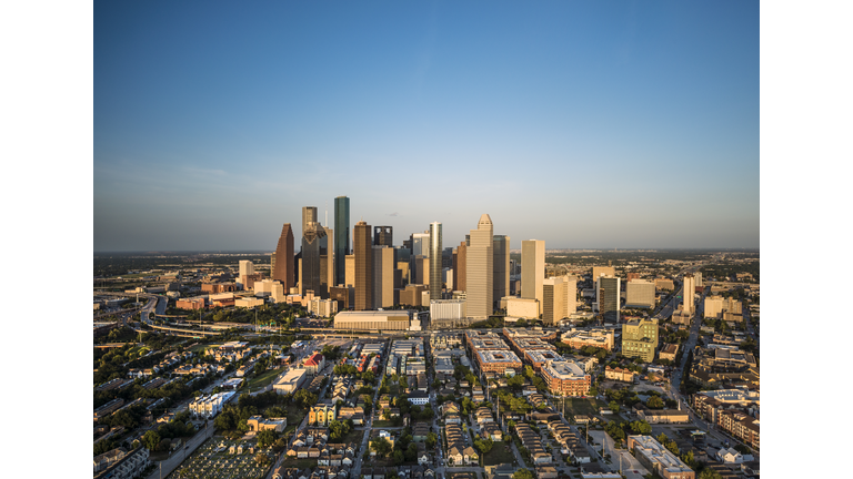 Aerial view of Houston, Texas