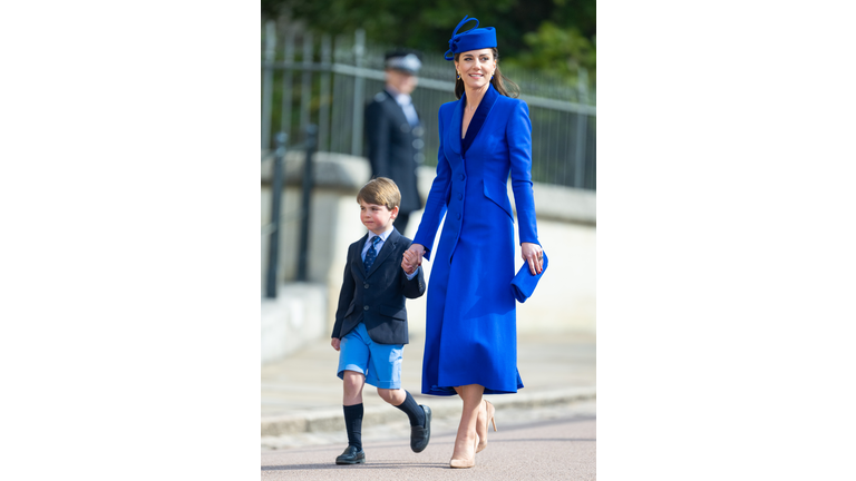 The British Royal Family Attend Easter Mattins Service