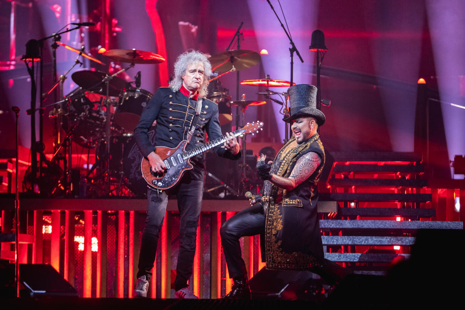 Queen + Adam Lambert Concert In Madrid