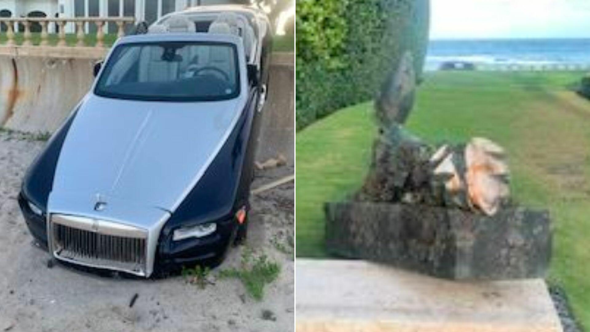 Florida Woman Crashes Rolls Royce Into Million Art Sculpture Iheart