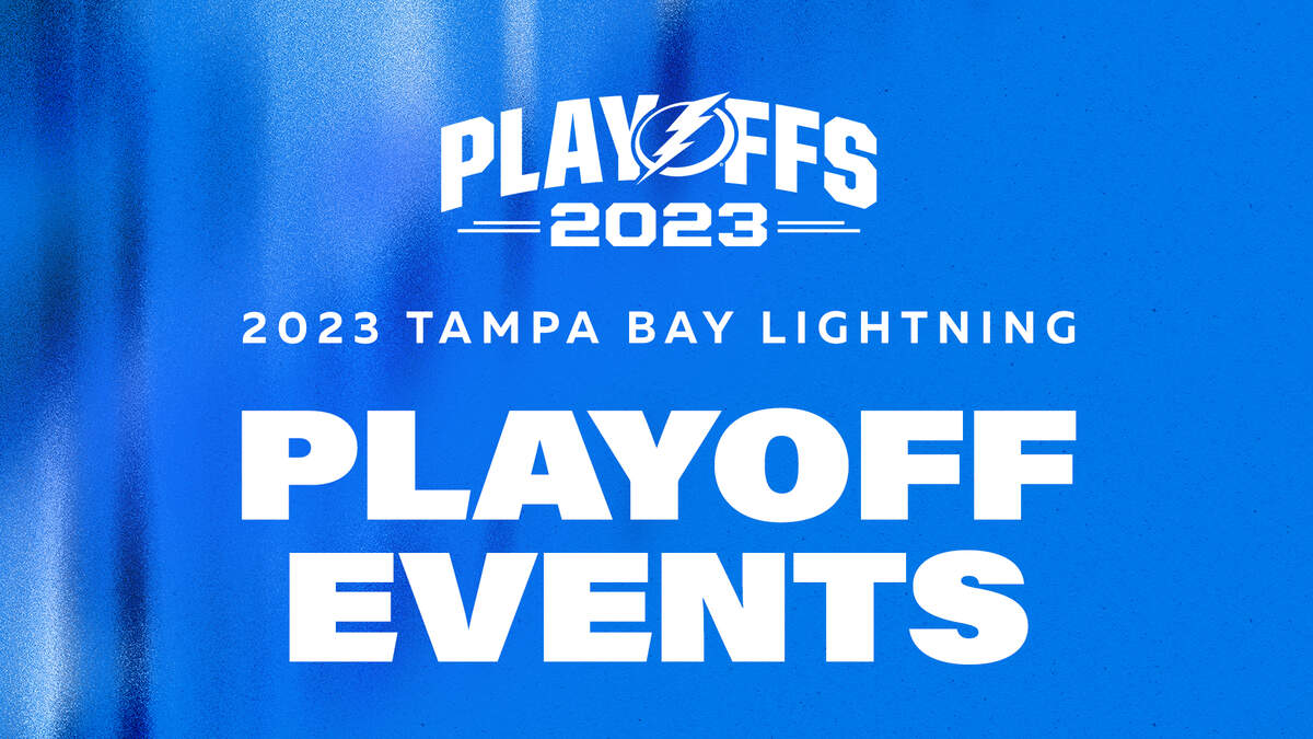 2023 Tampa Bay Lightning Playoff Events