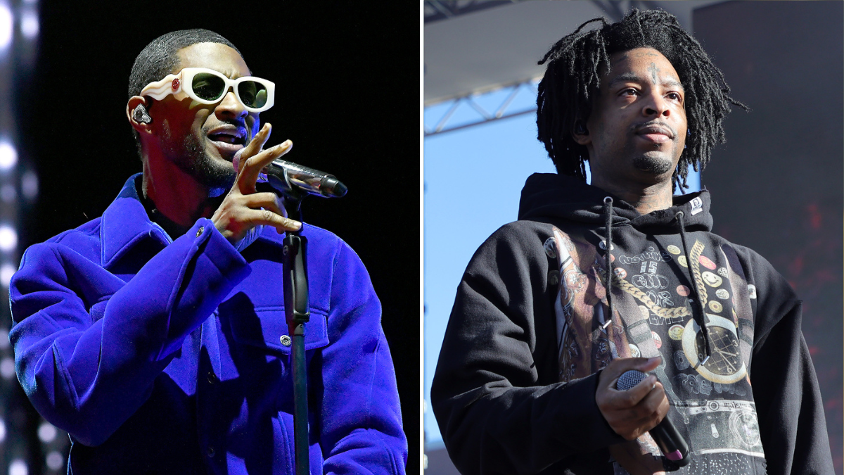 Watch 21 Savage and Usher Team Up for My Boo Duet at Las Vegas