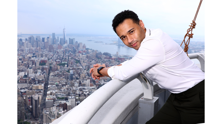 Corbin Bleu Visits Empire State Building