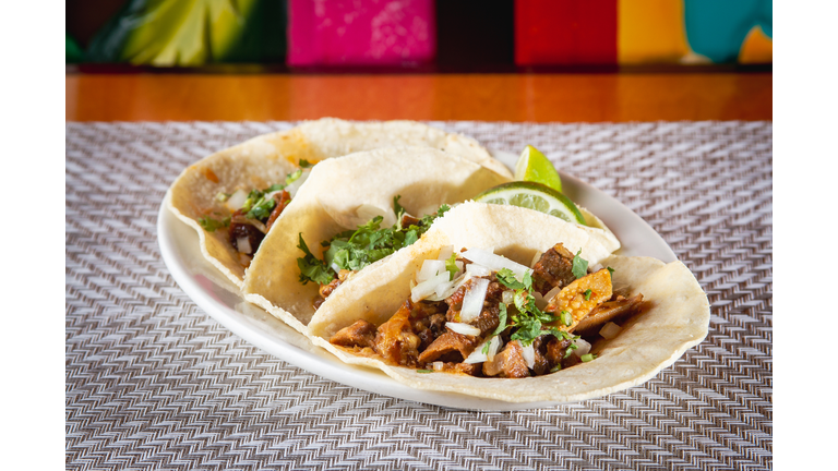 Mexican food,Close-up of food in plate on table,Rhode Island,United States,USA