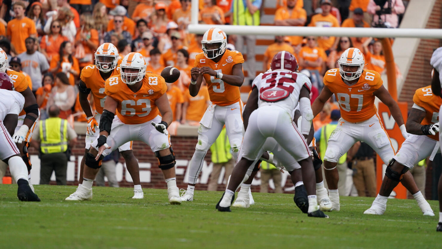 University of Tennessee vs University of Alabama