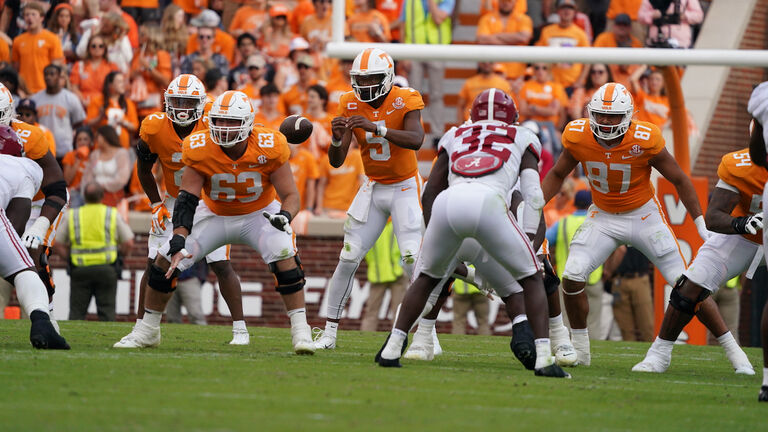 University of Tennessee vs University of Alabama