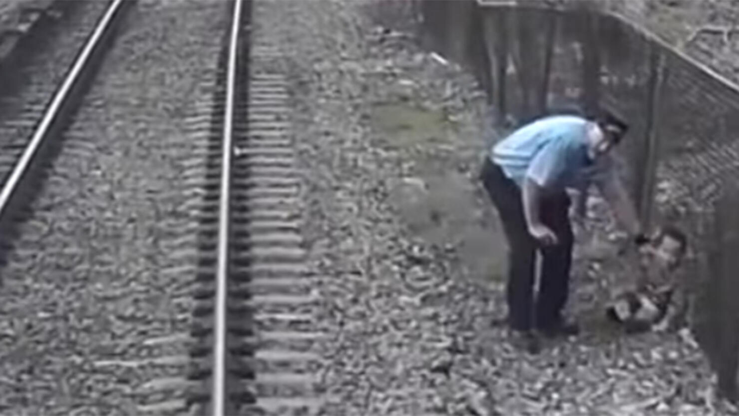 Train conductor rescues toddler