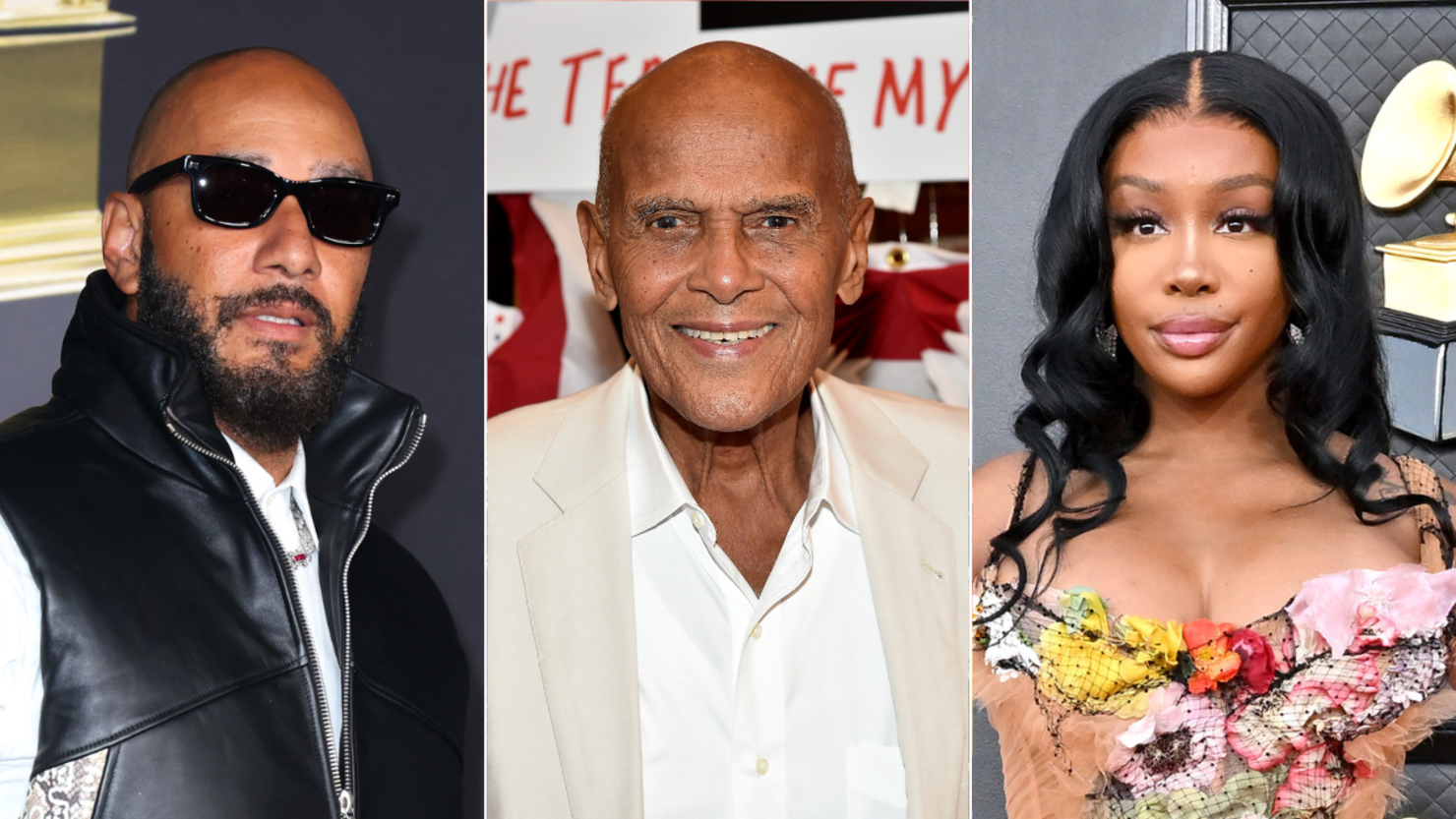 Swizz Beatz, Harry Belafonte and SZA