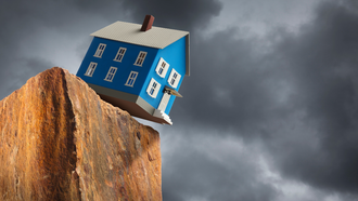 Utah House Falls Down Hill In Dramatic Viral Video: WATCH