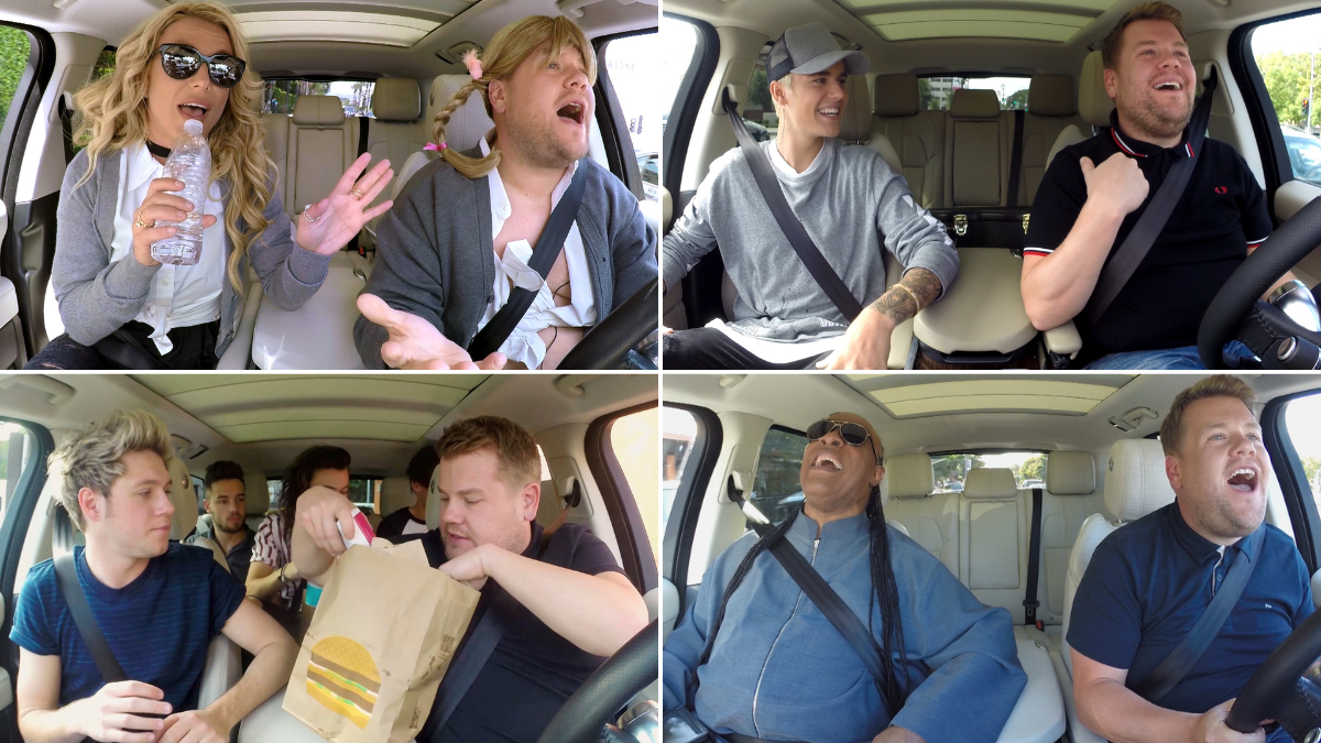 The 10 Most Unforgettable Carpool Karaoke Moments With James Corden Iheart 