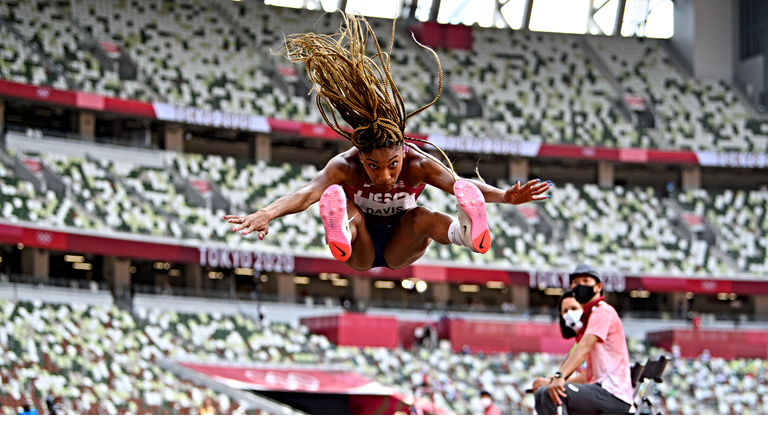 Olympic long jumper Tara Davis-Woodhall stripped of national title after  testing positive for marijuana: USADA