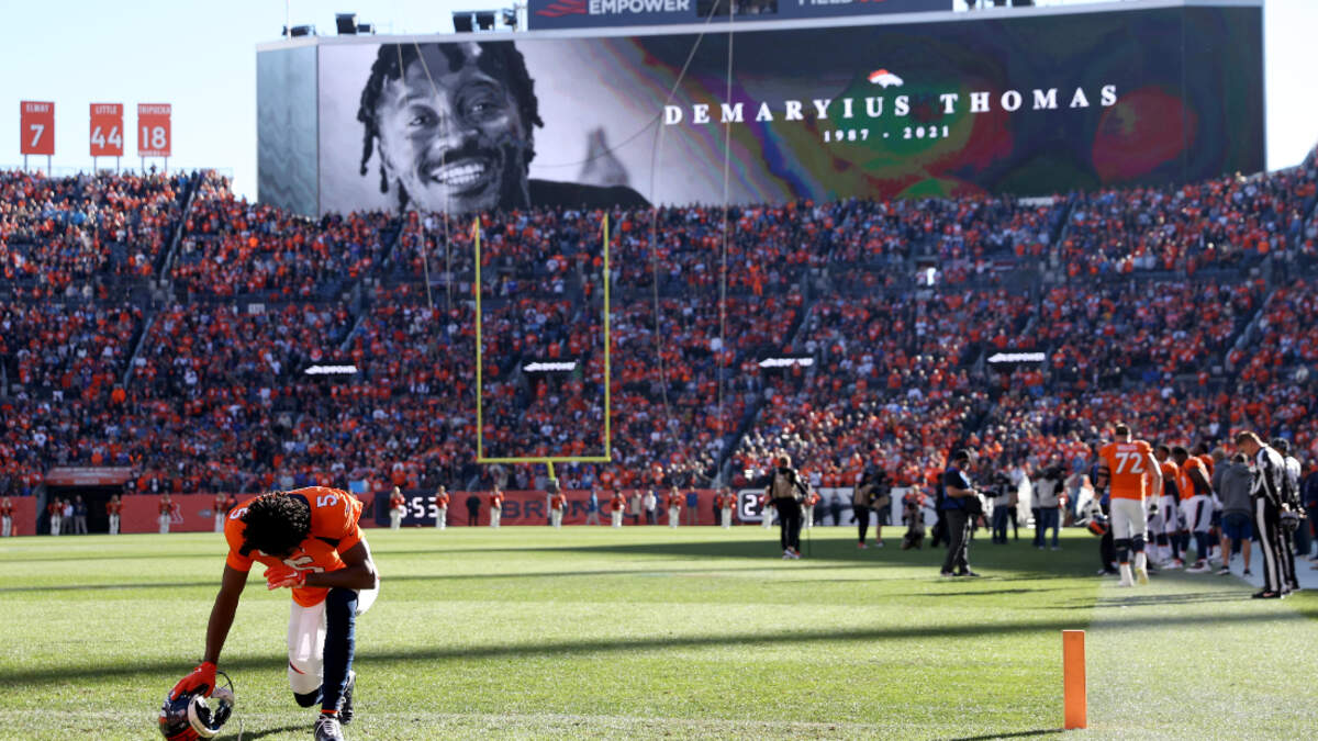 Demaryius Thomas being posthumously inducted into Colorado Sports Hall of  Fame