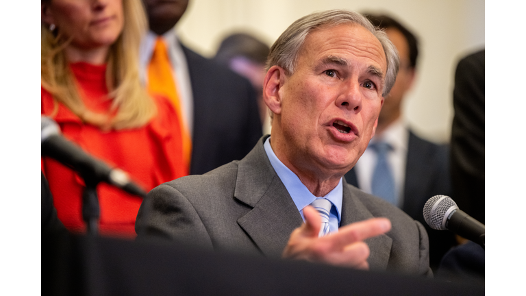 Texas Governor Abbott Holds Press Conference On Texas CHIPS Act